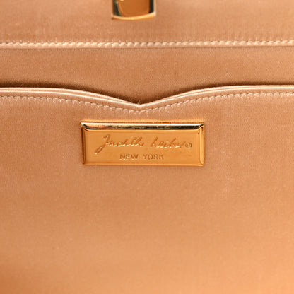 Judith Leiber Crystal Satin Clutch Gold 6 of 13