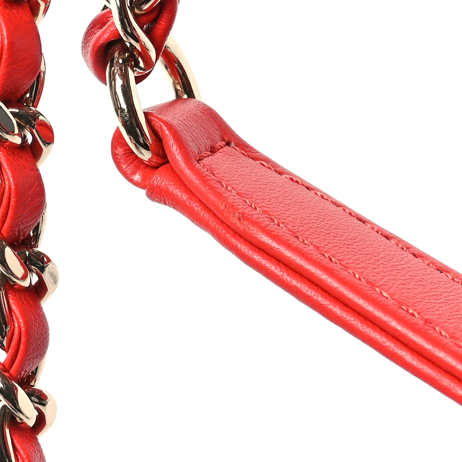 Chanel Caviar Quilted Small CC Filigree Vanity Case Blue White Red 11 of 11