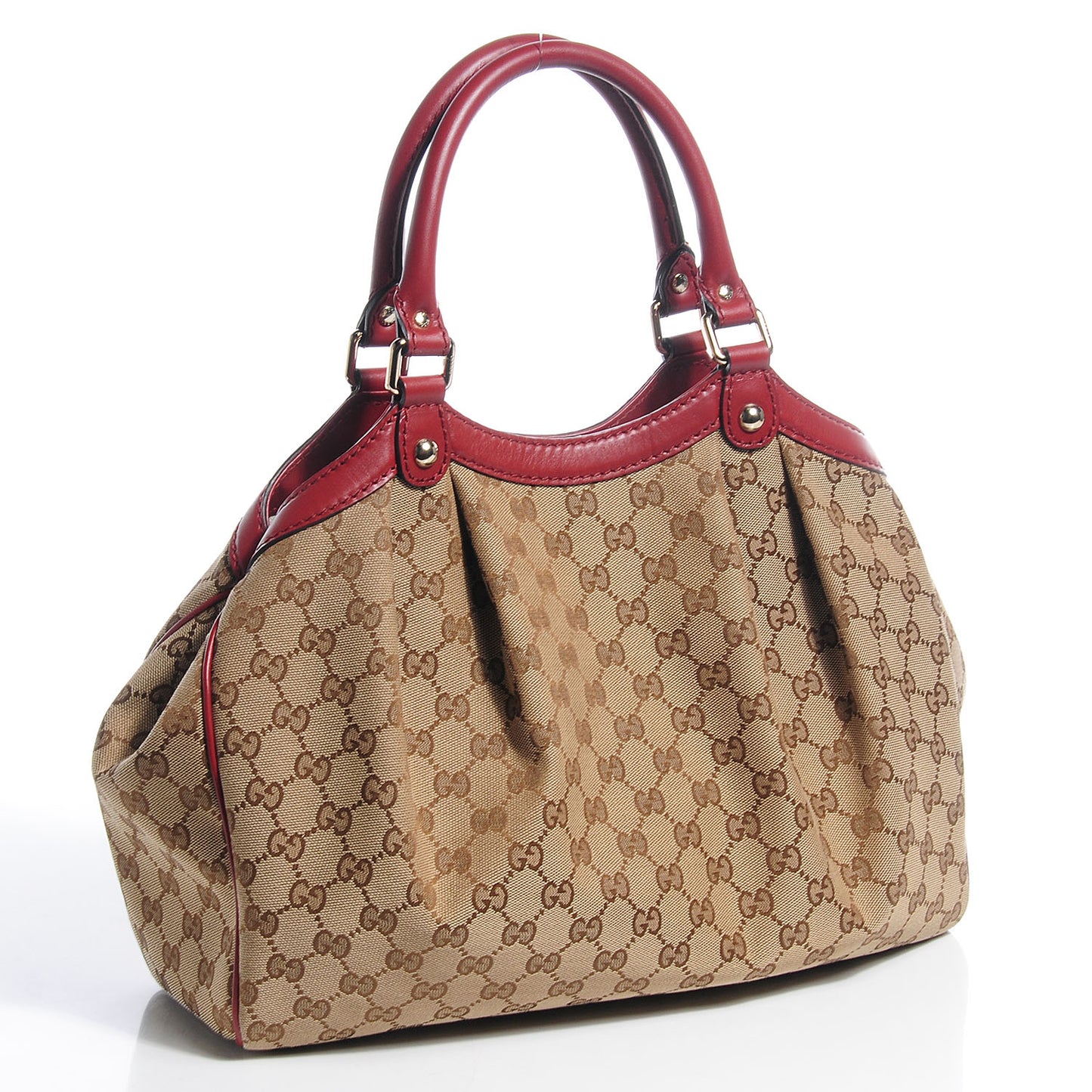 Monogram Medium Sukey Tote Red