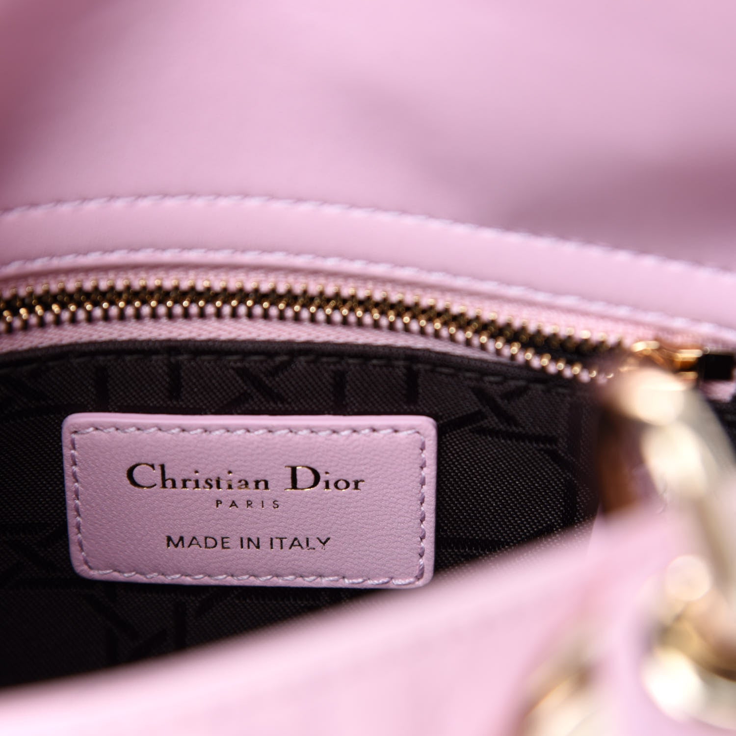 Christian Dior Lambskin Cannage Mini Lady Dior Rose Clair 8 of 11