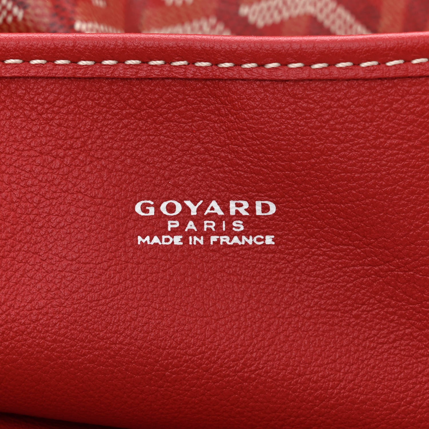 Goyard Goyardine Reversible Anjou PM Red 10 of 18