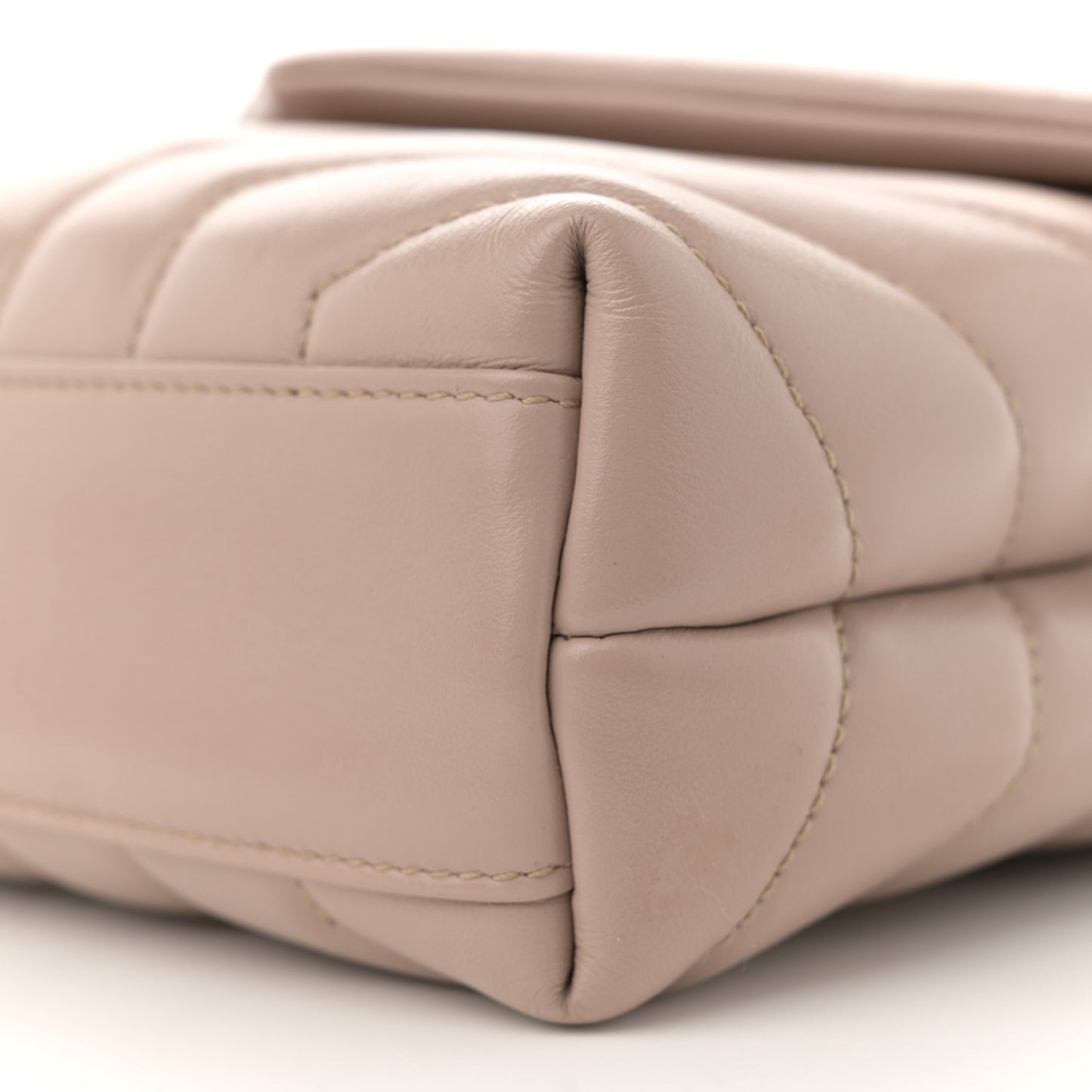 Calfskin Y Quilted Monogram Toy Loulou Crossbody Bag Light Natural