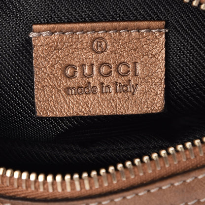 Gucci Monogram Small Cosmetic Case Metallic Bronze 6 of 7