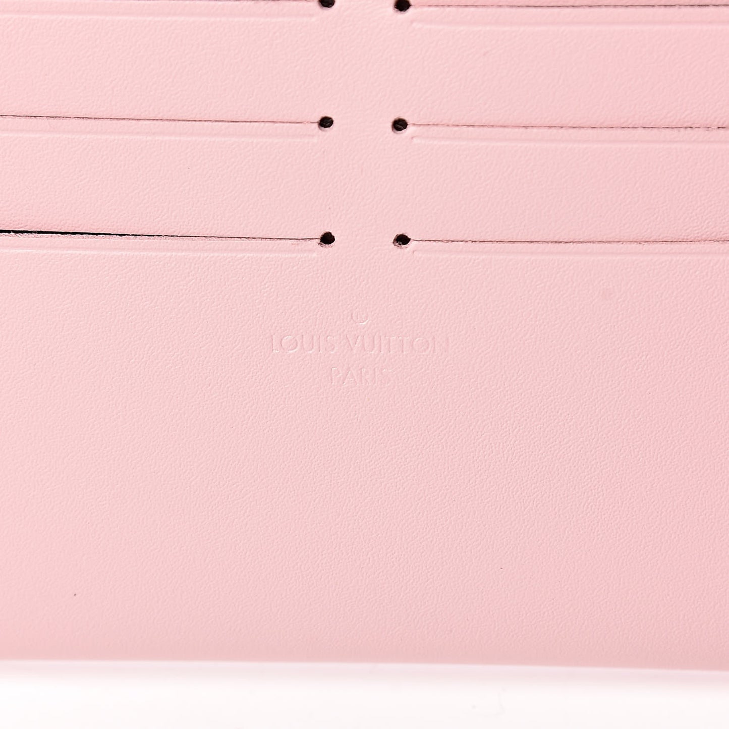 Calfskin Felicie Card Holder Insert Rose Ballerine