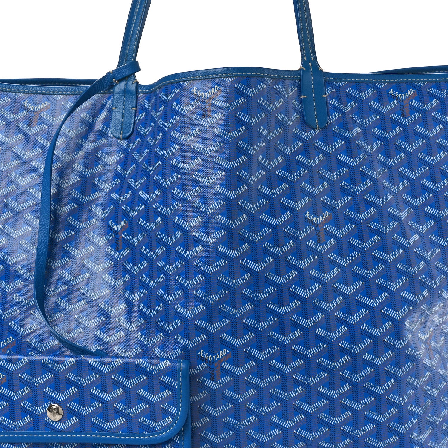 Goyard Goyardine Saint Louis GM Sky Blue 8 of 13