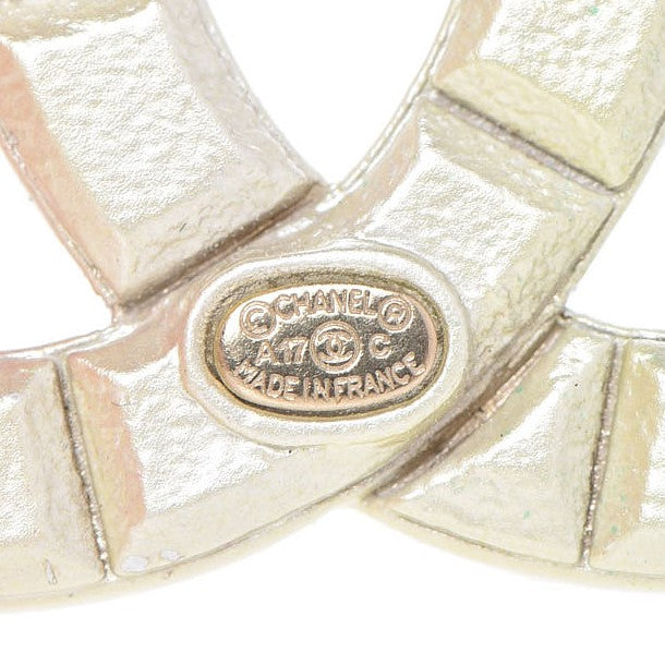 Chanel Metal Studded CC Rainbow Brooch Multicolor 8 of 9