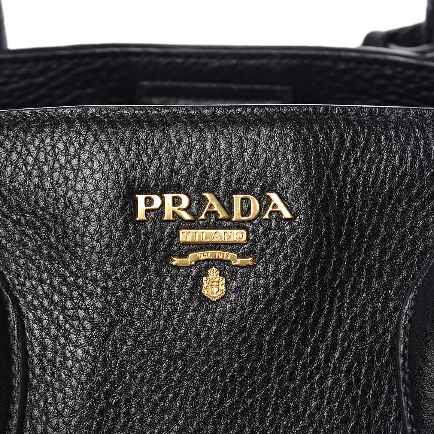Vitello Daino Tote Black