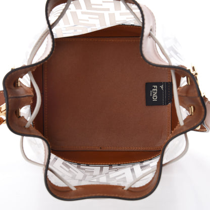 Fendi TPU FF Vitello Aura F is Fendi Grande Mon Tresor Bucket Bag White Cuoio 5 of 12