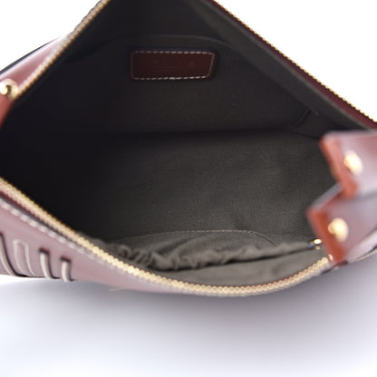 Chloe Calfskin Medium Marcie Saddle Shoulder Bag Sepia 4 of 9
