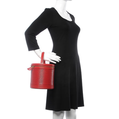 Louis Vuitton Epi Cannes Castillan Red 2 of 11