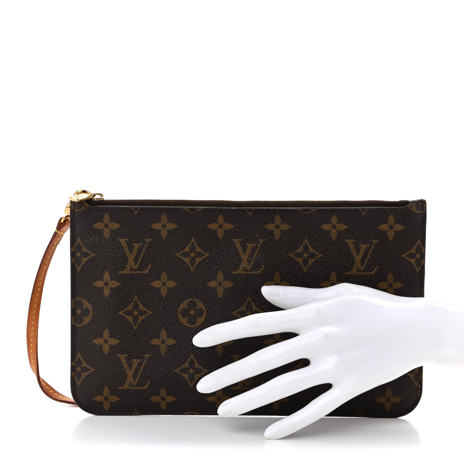 Louis Vuitton Monogram Neverfull MM GM Pochette 2 of 8