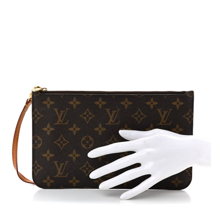 Louis Vuitton Monogram Neverfull MM GM Pochette 2 of 8