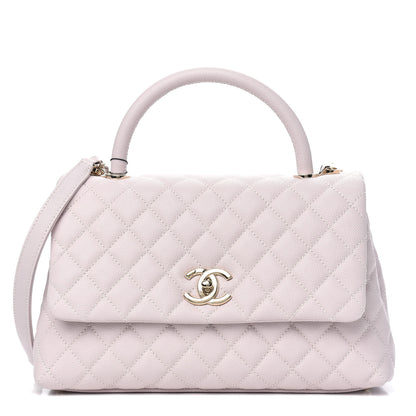 Chanel Caviar Quilted Small Coco Handle Flap Lilas Lilac 1 of 11