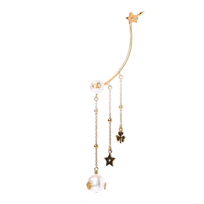 Christian Dior Pearl Shiny-D Earring Gold 1 of 4