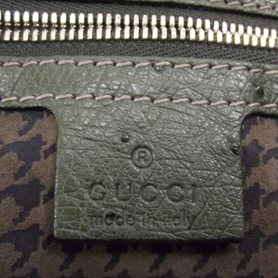Gucci Ostrich 85th Anniversary Large Boston Bag 7 of 9