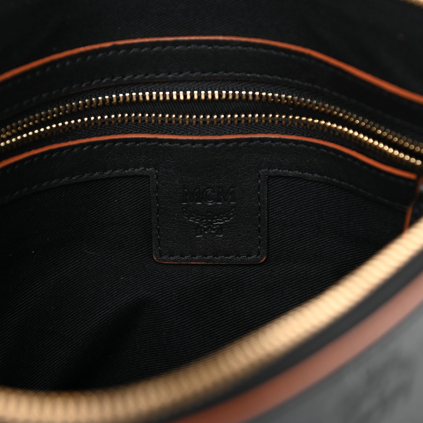 Calfskin Monogram Klara Crossbody Pouch Black