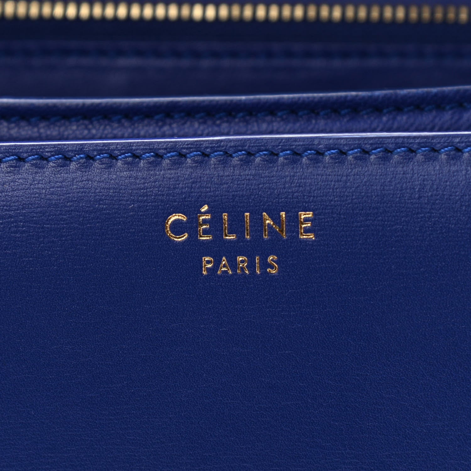 Celine Box Calfskin Medium Classic Box Flap Bag Indigo 6 of 12