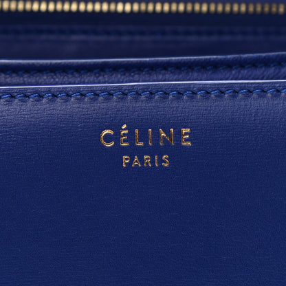 Celine Box Calfskin Medium Classic Box Flap Bag Indigo 6 of 12