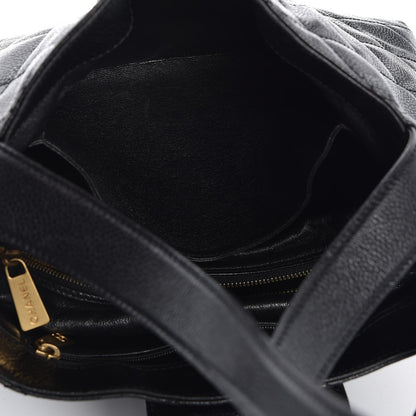 Chanel Caviar Quilted Shoulder Bag Black 6 of 10