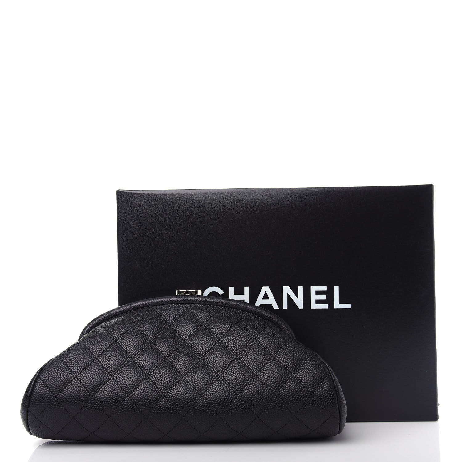 Chanel Caviar Quilted Timeless Clutch Black 8 of 8