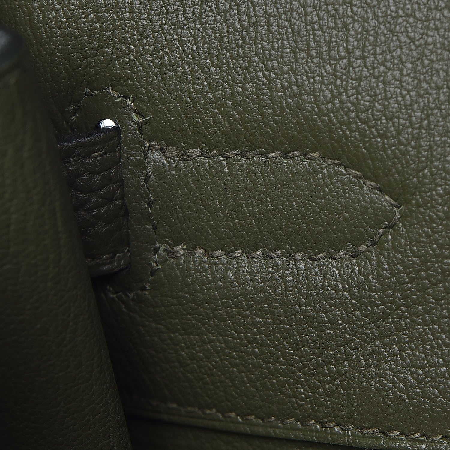 Hermes Togo Birkin 35 Vert Olive 17 of 32