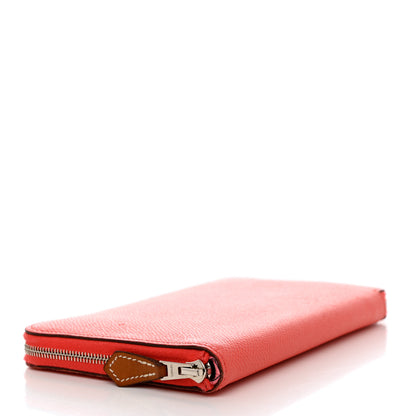 Hermes Epsom Silk'In Wallet Rose Jaipur 4 of 10