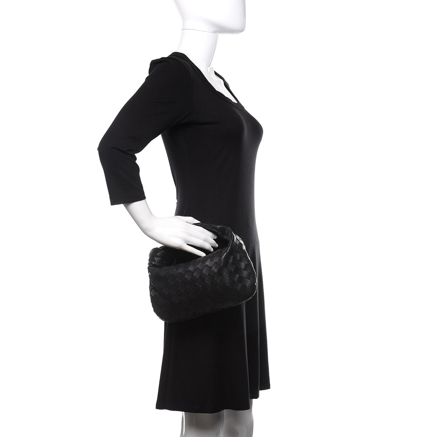 Nappa Intrecciato Mini Jodie Black