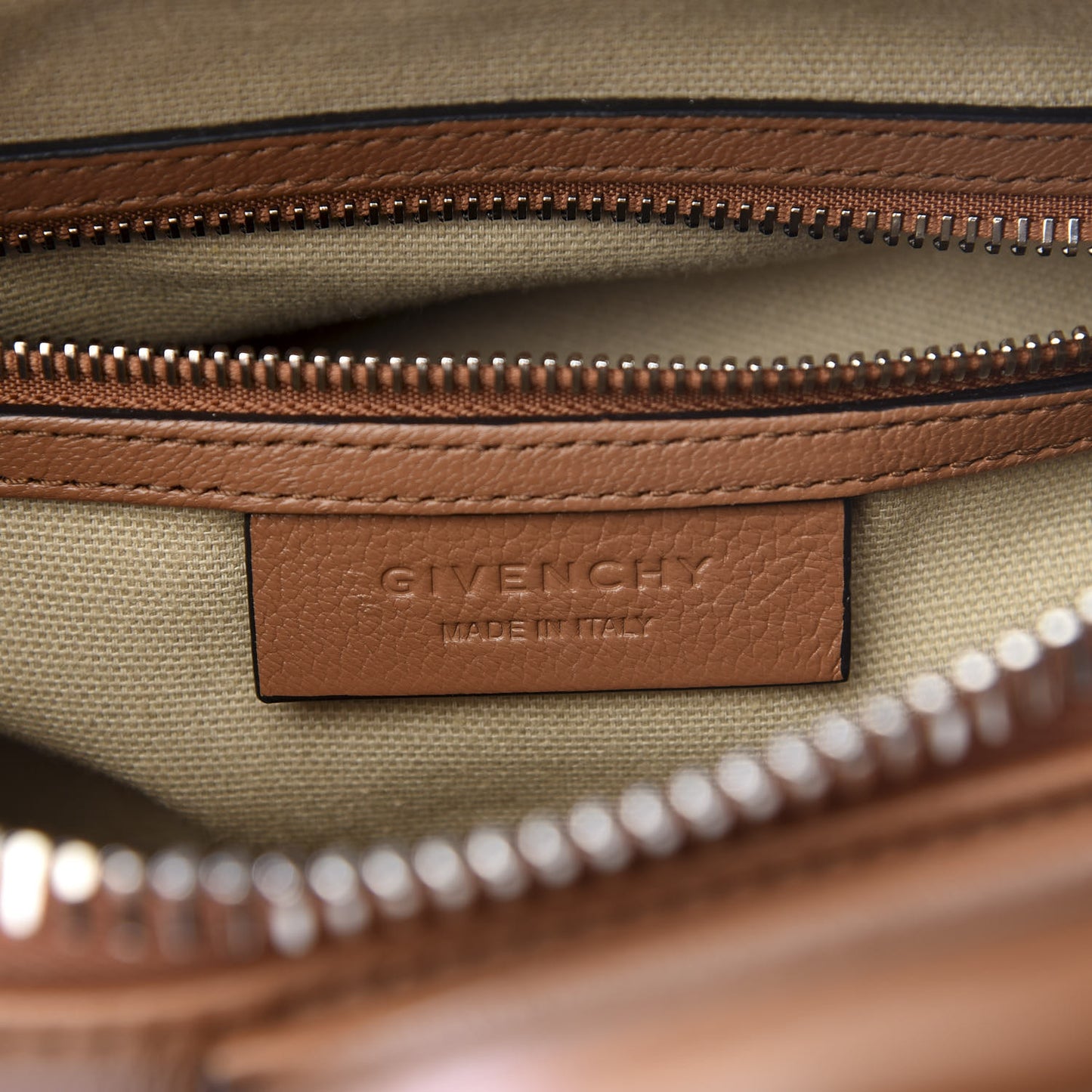 Sugar Goatskin Mini Antigona Caramel