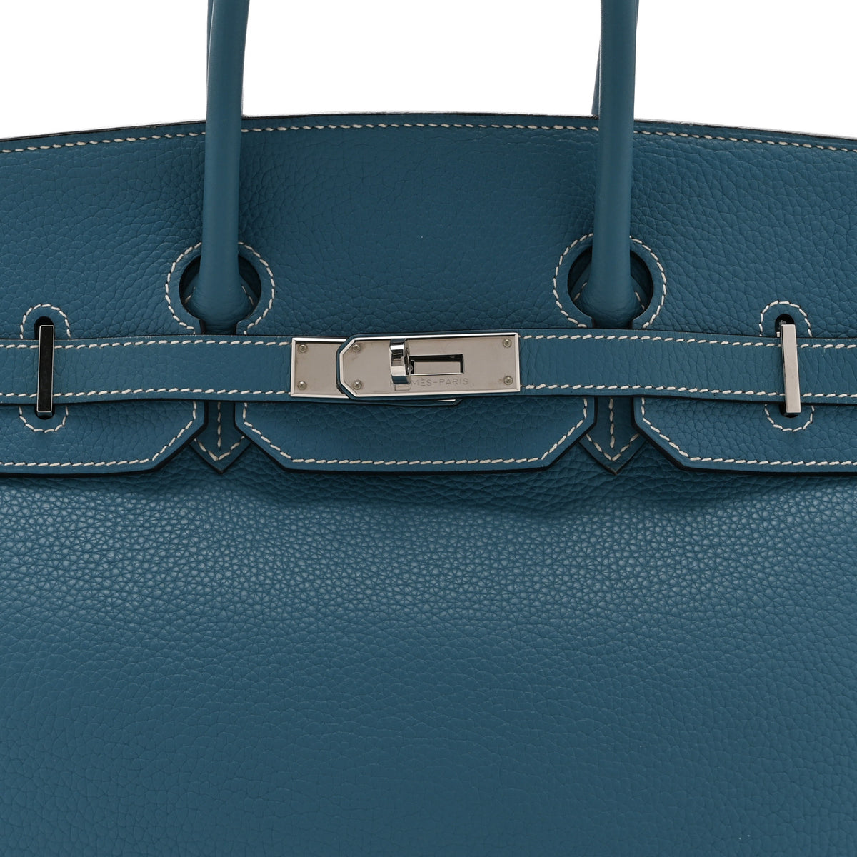 Hermes Togo Birkin 35 Blue Jean 8 of 10