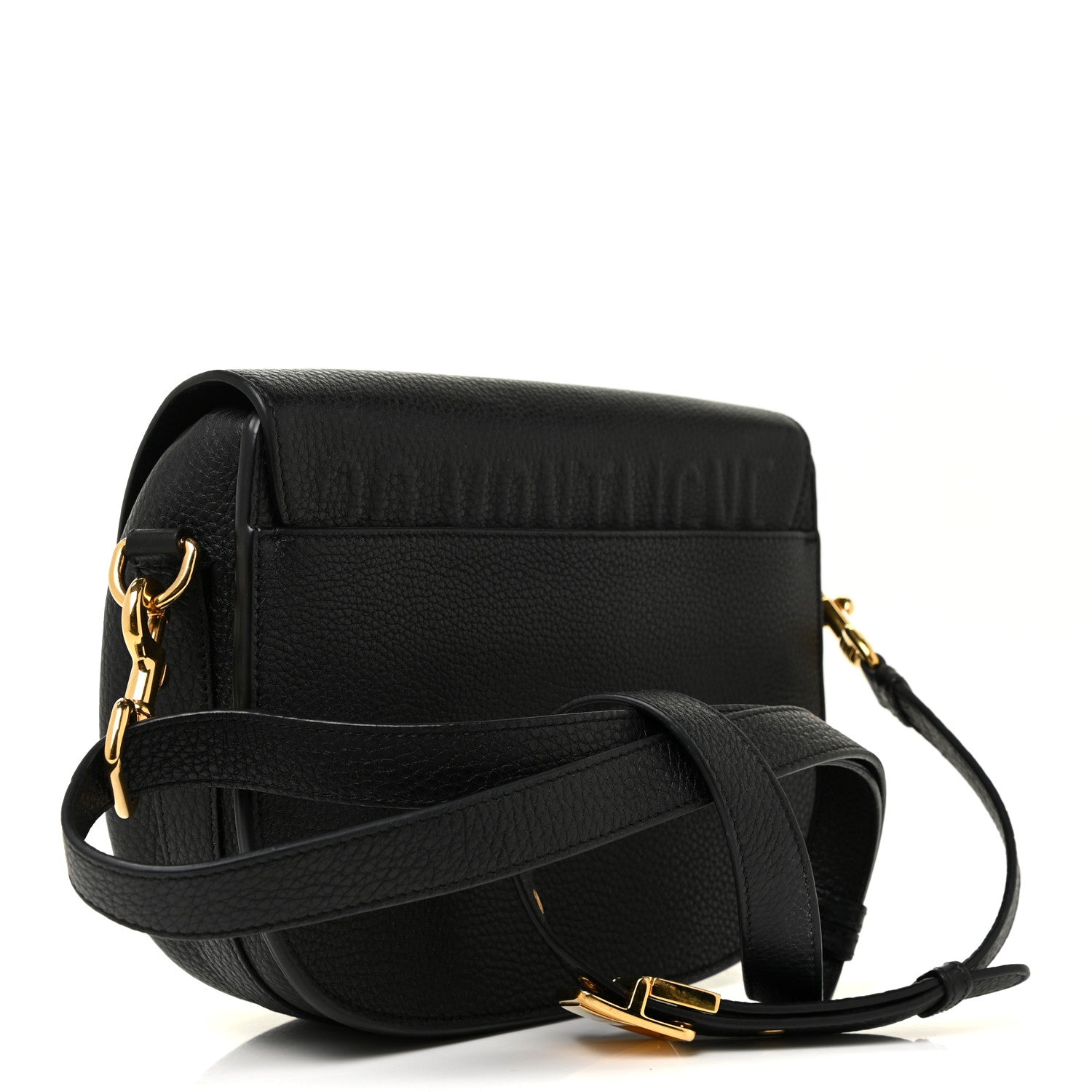 Christian Dior Grained Calfskin Medium Bobby Flap Black 2 of 12
