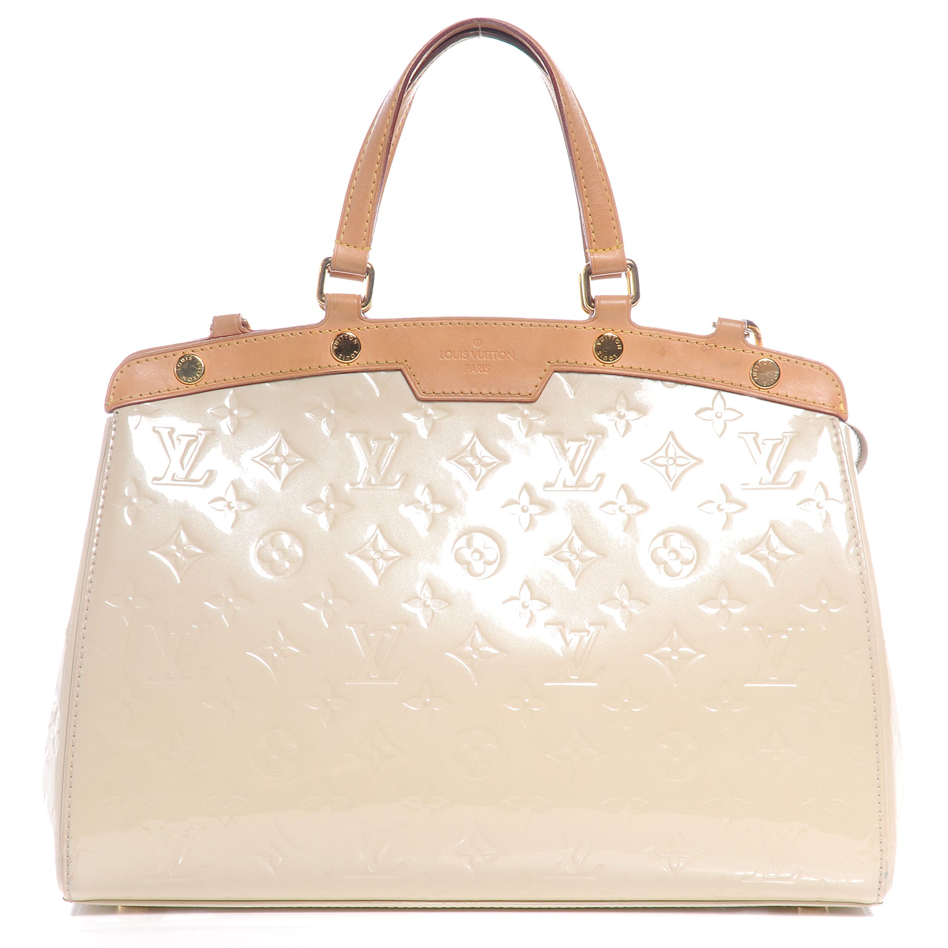 Louis Vuitton Vernis Brea MM Blanc Corail 1 of 8