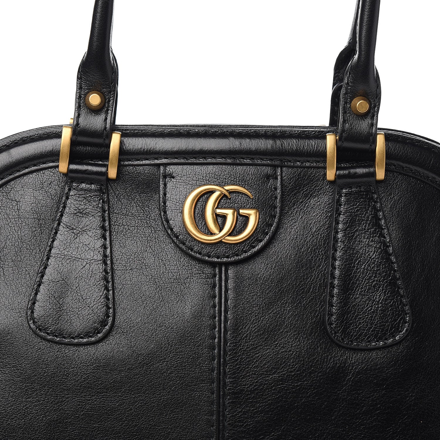 Gucci Calfskin Large Re(Belle) Top Handle Bag Black 9 of 9