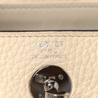 Hermes Taurillon Clemence Mini Lindy 20 Nata 11 of 27