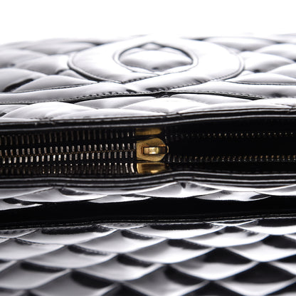 Chanel Patent Medallion Tote Black 16 of 21
