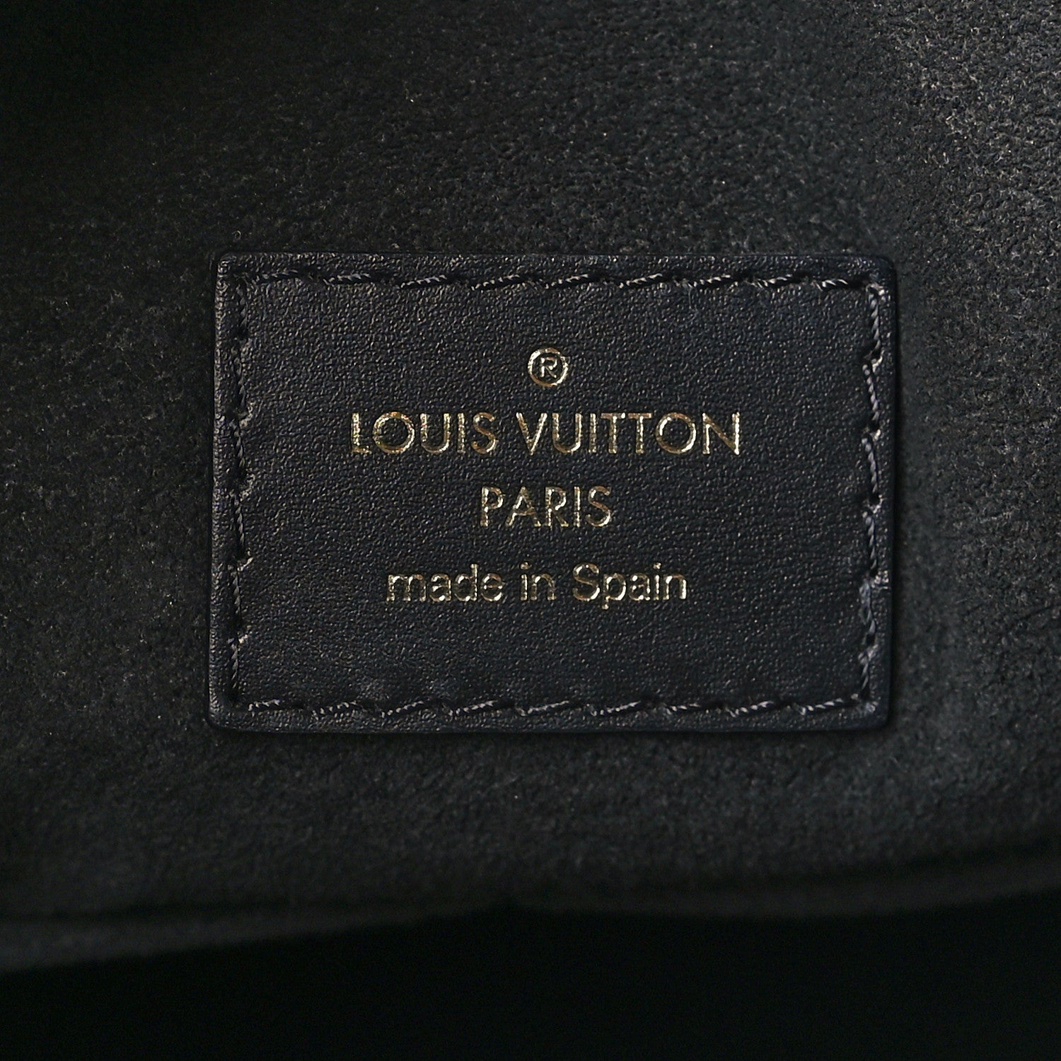 Louis Vuitton Empreinte V Tote MM Black 6 of 8