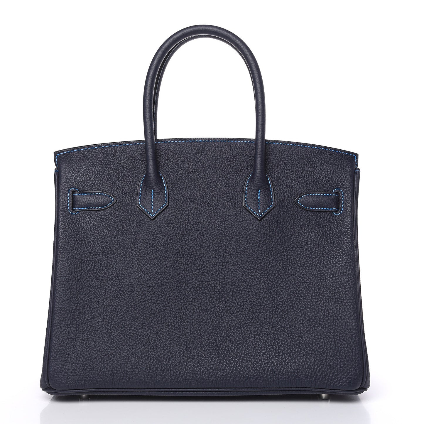 Togo Horseshoe Birkin 30 Bleu Nuit Bleu Hydra