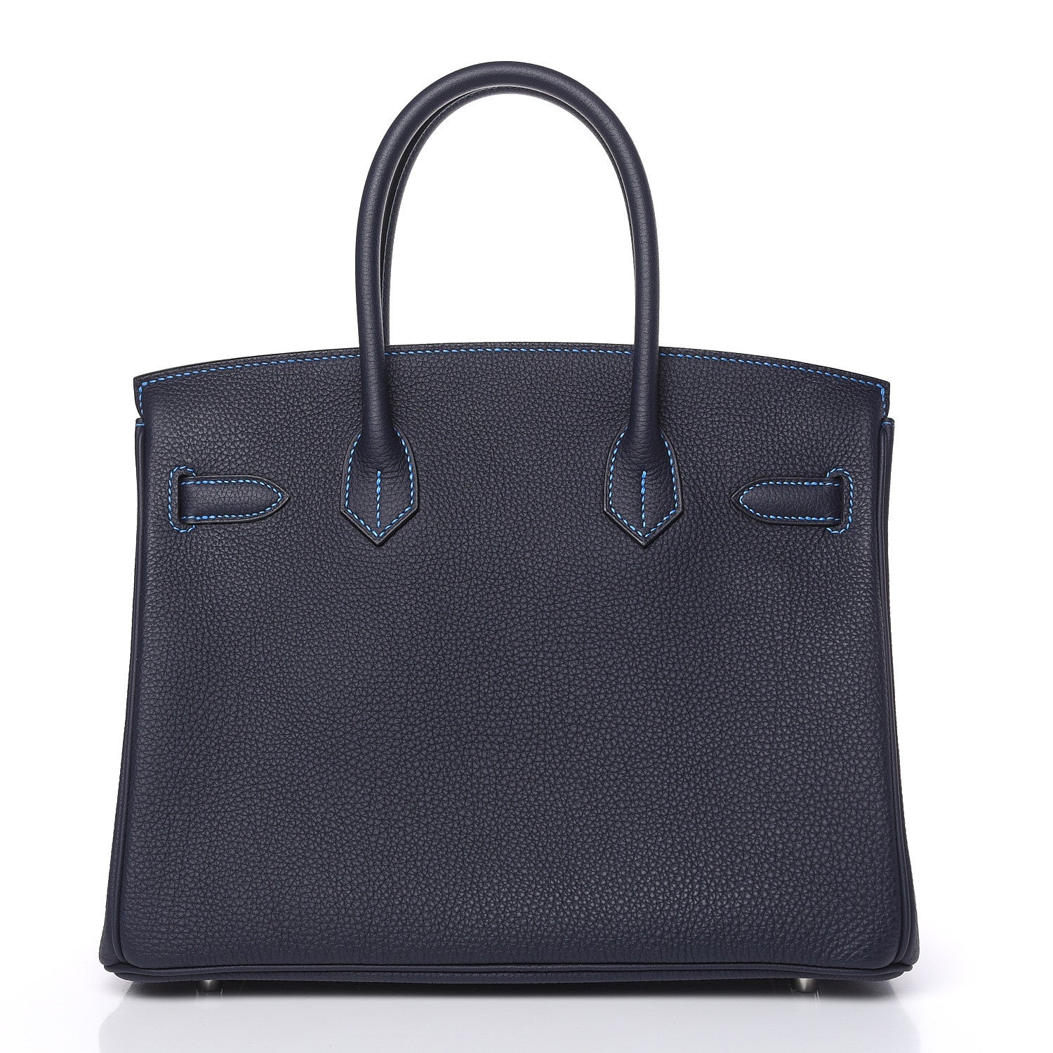 Hermes Togo Horseshoe Birkin 30 Bleu Nuit Bleu Hydra 3 of 30