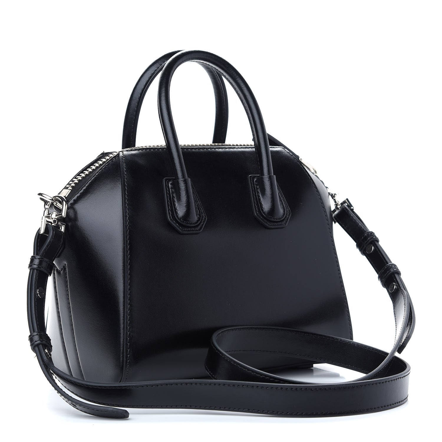 Givenchy Shiny Lord Calfskin Mini Antigona Black 3 of 9