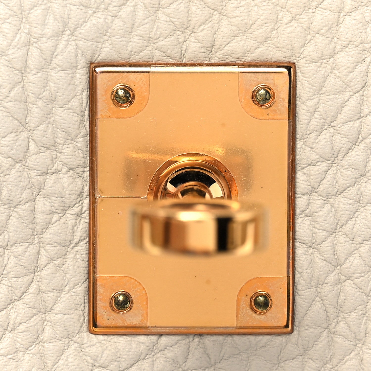 Hermes Togo Birkin 25 Craie 26 of 35