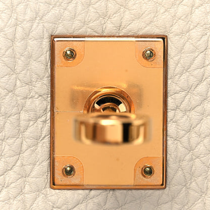 Hermes Togo Birkin 25 Craie 26 of 35