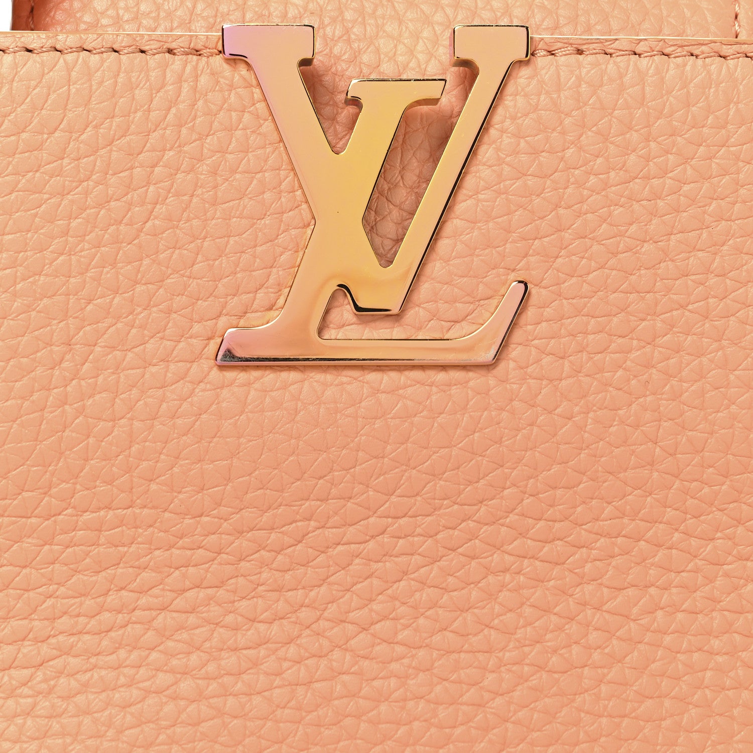 Louis Vuitton Taurillon Mini Capucines Abricot 7 of 9