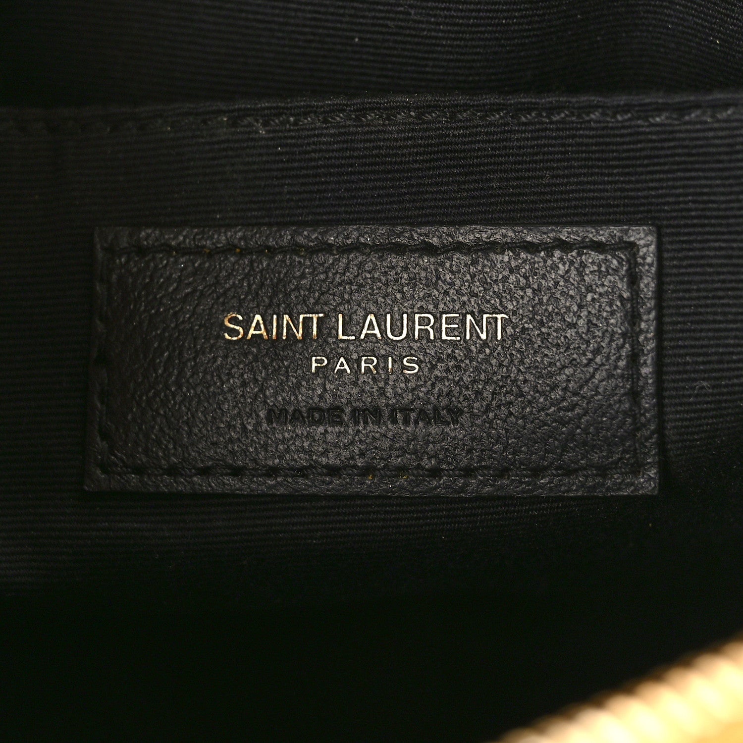 Saint Laurent Calfskin Matelasse Monogram Lou Camera Bag Safran 6 of 9