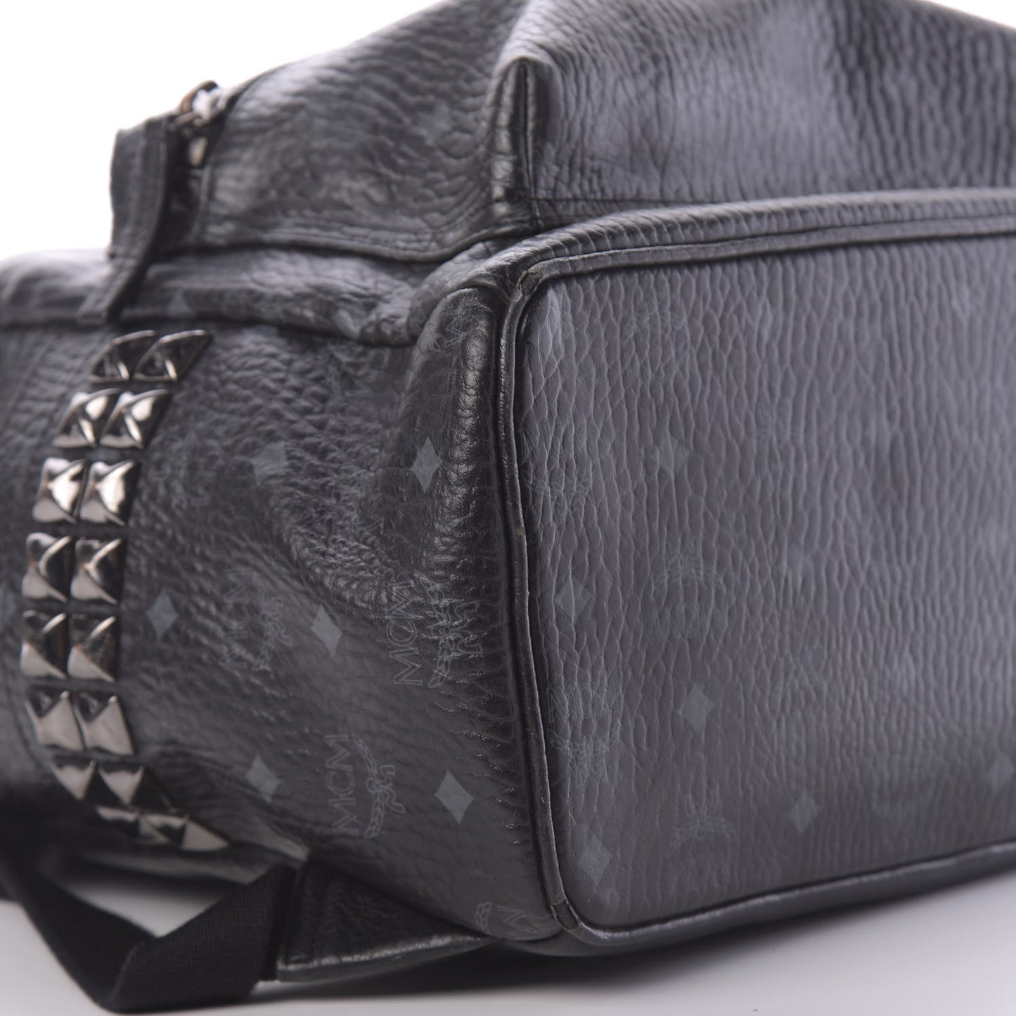 Visetos Medium Side Studs Stark Backpack Black
