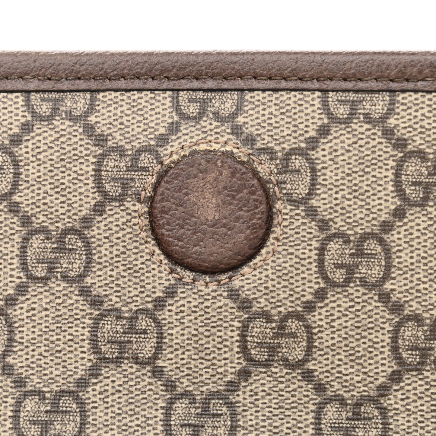 GG Supreme Monogram Neo Vintage Web Belt Bag Brown