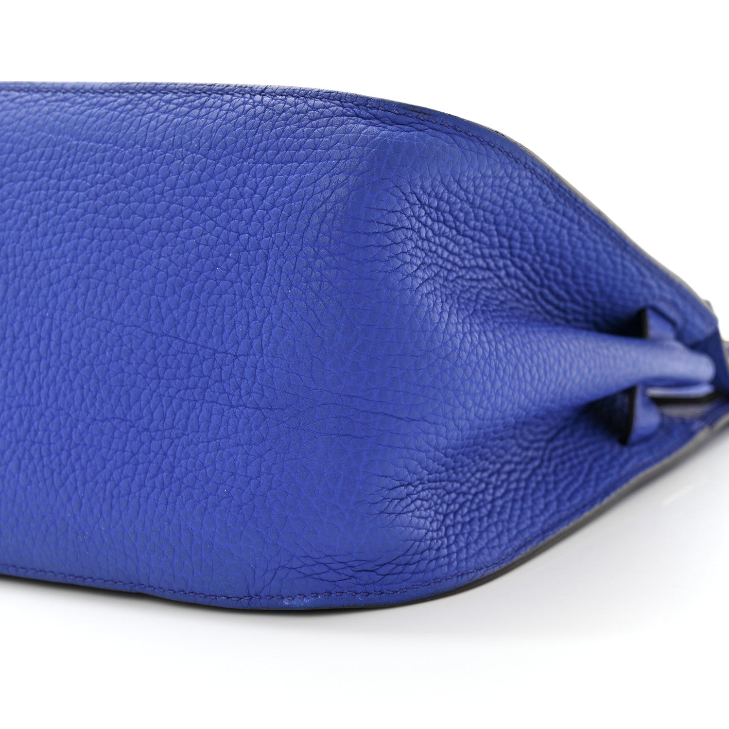 Hermes Taurillon Clemence Jypsiere 28 Bleu Electrique 10 of 13