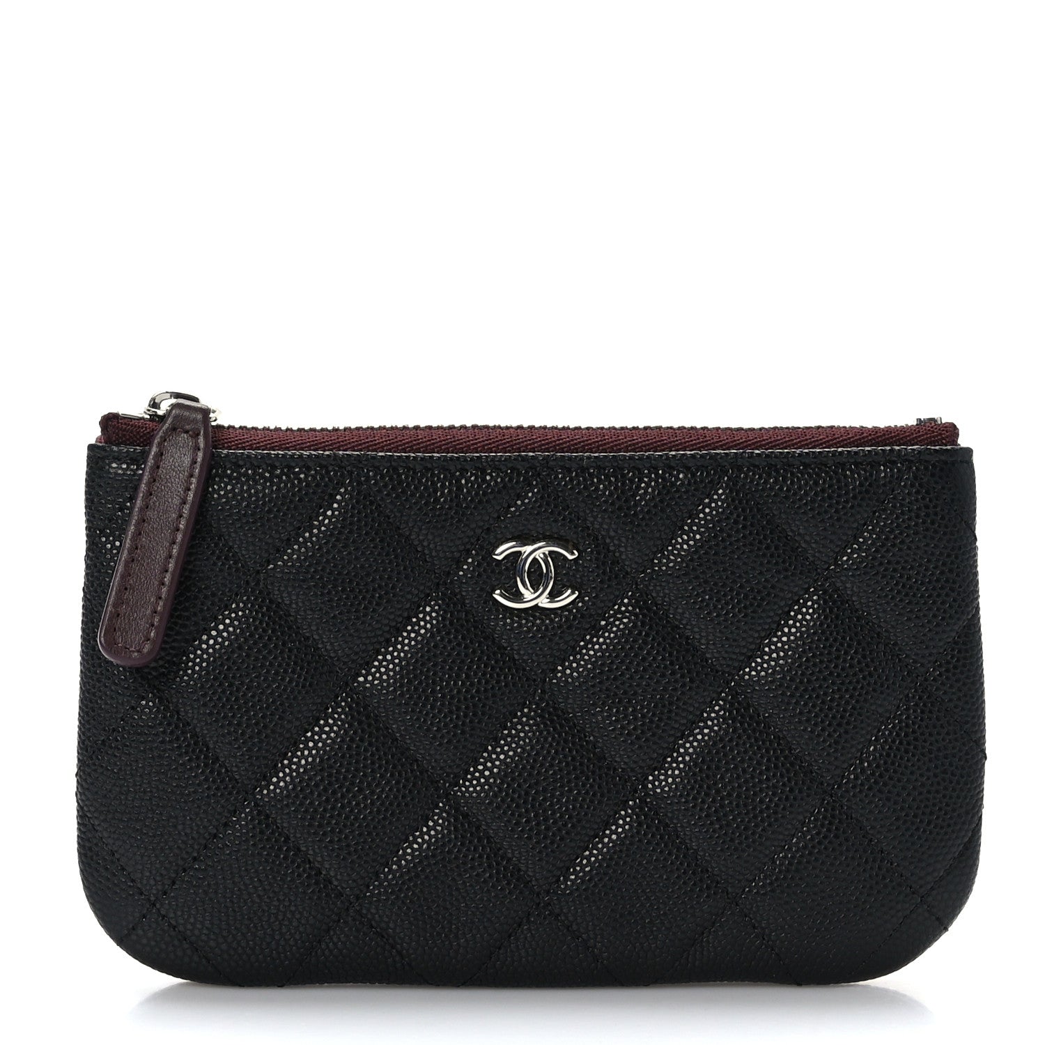 Chanel Caviar Quilted Small Cosmetic Case Black 1 of 7
