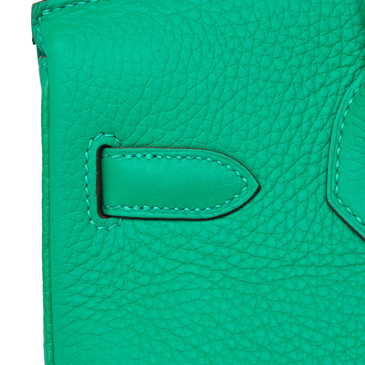 Hermes Taurillon Clemence Birkin 30 Menthe 8 of 31
