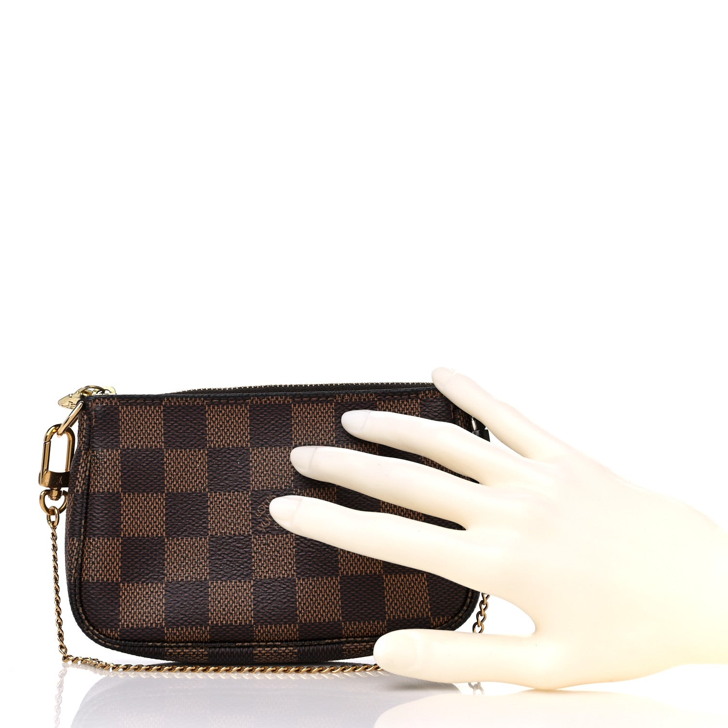 Louis Vuitton Damier Ebene Mini Pochette Accessories 2 of 13