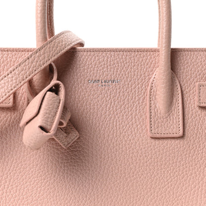 Saint Laurent Grained Calfskin Baby Sac De Jour Antique Rose 7 of 10