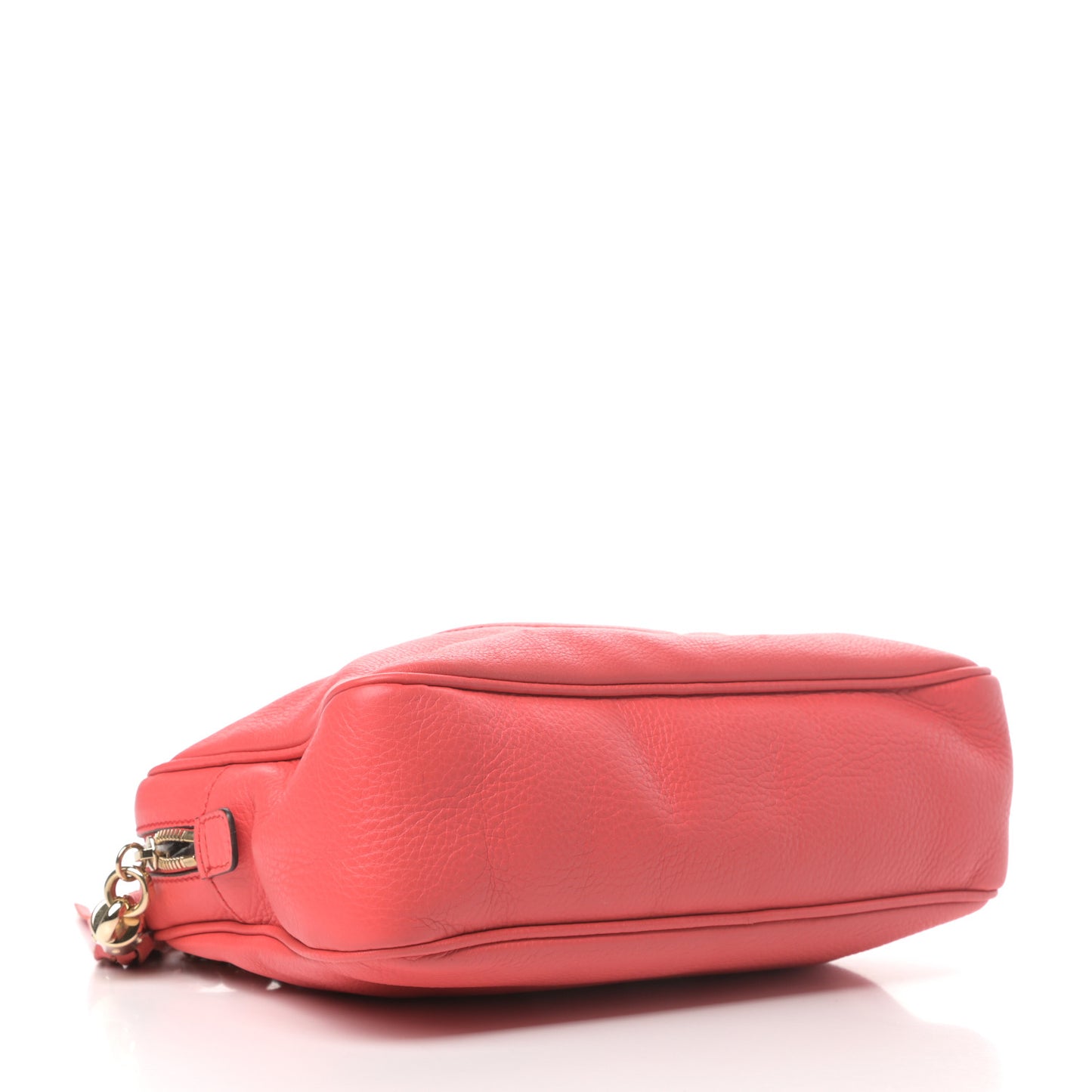 Pebbled Calfskin Small Soho Bowler Begonia Pink